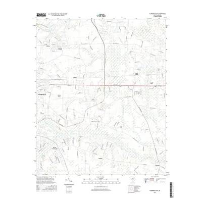 2017 Map of Florence East, 2017 Print
