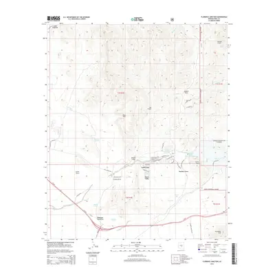2014 Map of Florence Junction, 2014 Print