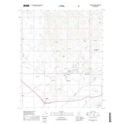 2018 Map of Florence Junction, 2018 Print