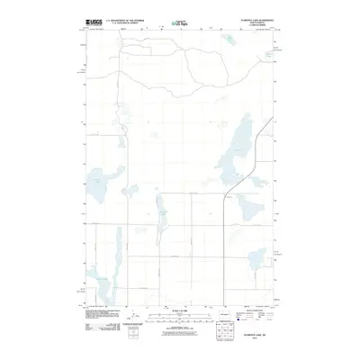 2011 Map of Florence Lake, 2011 Print
