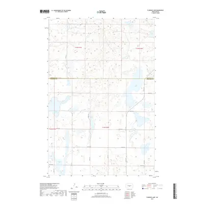 2018 Map of Florence Lake, 2018 Print