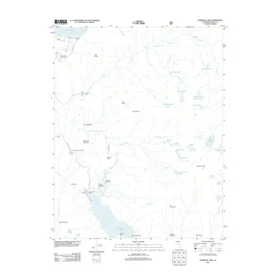 2012 Map of Florence Lake, 2012 Print