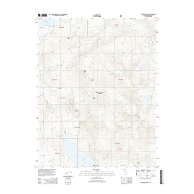 2015 Map of Florence Lake, 2015 Print