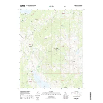2018 Map of Florence Lake, 2018 Print