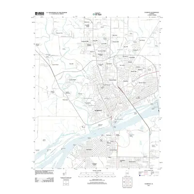 2011 Map of Florence, 2011 Print