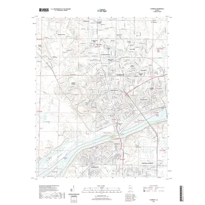 2021 Map of Florence, 2021 Print