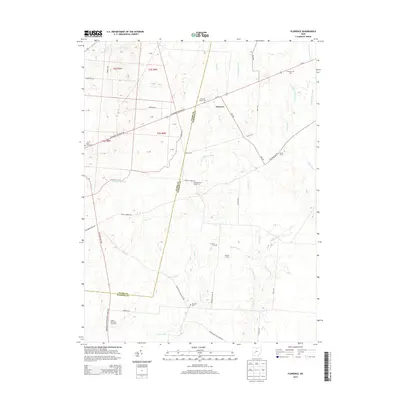 2013 Map of Florence, 2013 Print