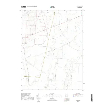 2019 Map of Florence, 2019 Print