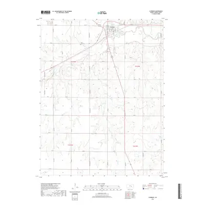 2018 Map of Florence, 2018 Print