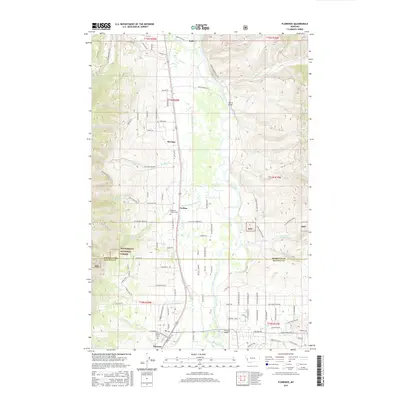 2017 Map of Florence, 2017 Print