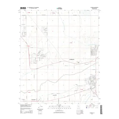 2014 Map of Florence, 2014 Print