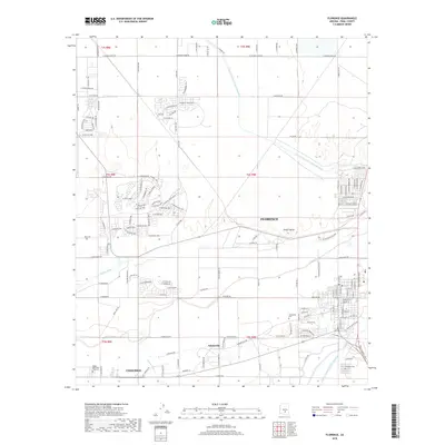 2018 Map of Florence, 2018 Print