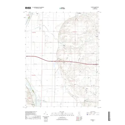 2018 Map of Florence, 2018 Print