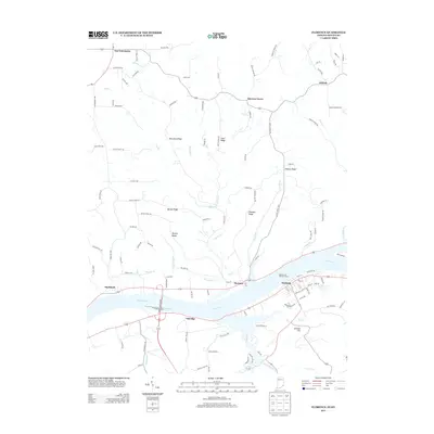 2013 Map of Florence, 2013 Print