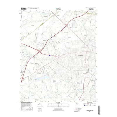 2017 Map of Florence West, 2017 Print
