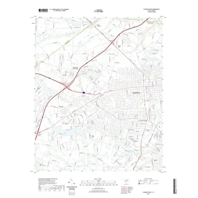 2020 Map of Florence West, 2020 Print
