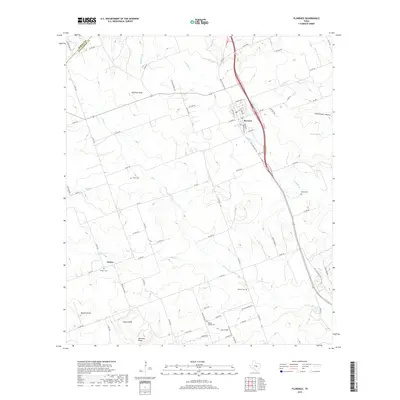 2019 Map of Florence, 2019 Print