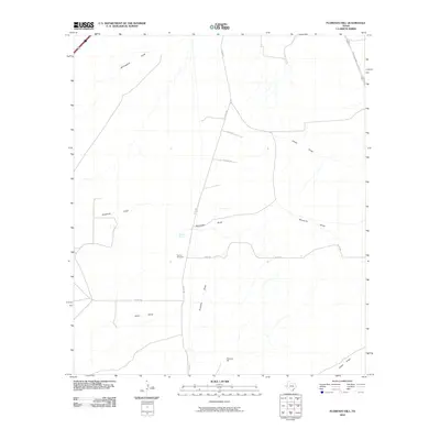 2010 Map of Florenzo Hill, 2010 Print