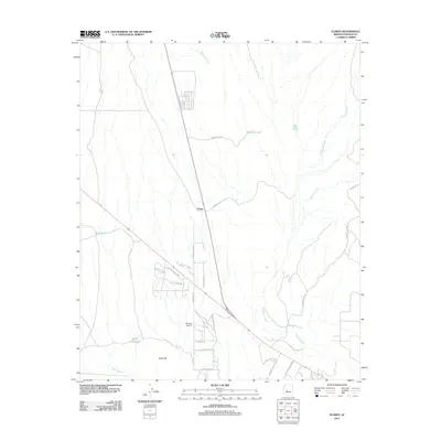 2011 Map of Flores, 2011 Print