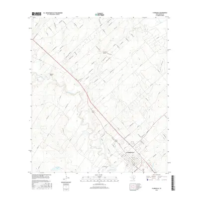 2016 Map of Floresville, 2016 Print