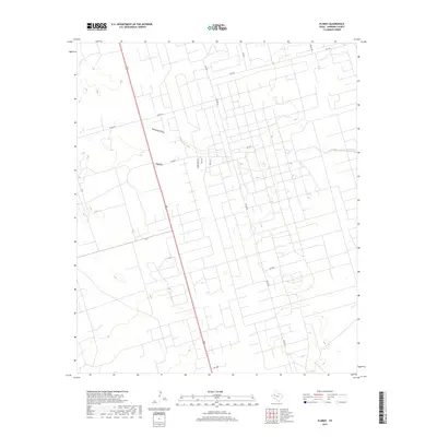 2019 Map of Florey, 2019 Print