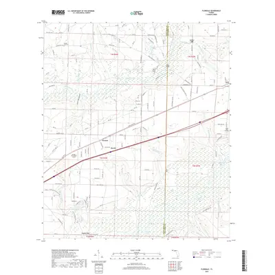 2018 Map of Floridale, 2018 Print