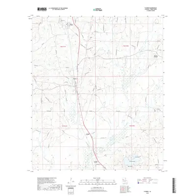 2018 Map of Florien, 2018 Print