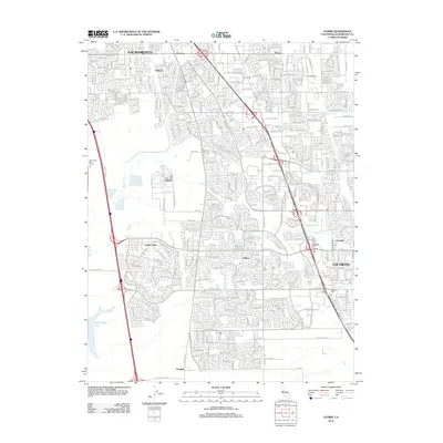 2012 Map of Florin, 2012 Print