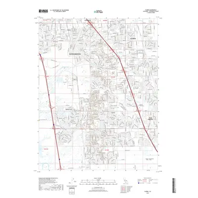 2018 Map of Florin, 2018 Print