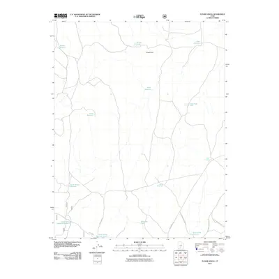 2011 Map of Flossie Knoll, 2011 Print