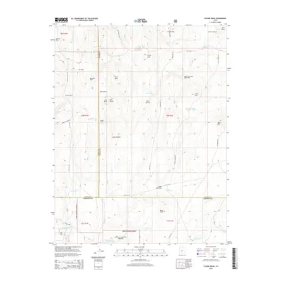 2014 Map of Flossie Knoll, 2014 Print