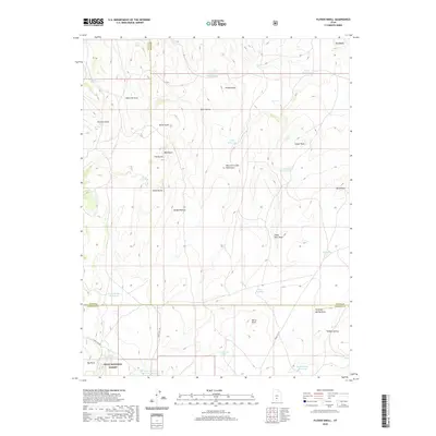 2020 Map of Flossie Knoll, 2020 Print