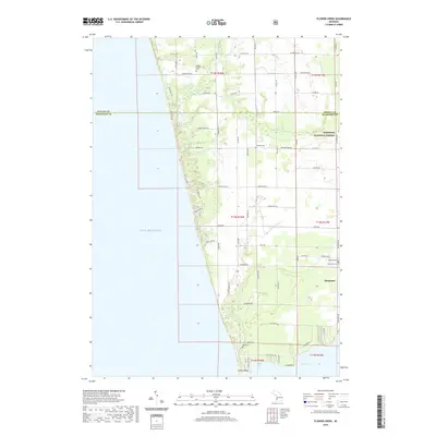2019 Map of Flower Creek, 2019 Print