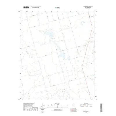 2019 Map of Flower Grove, 2019 Print