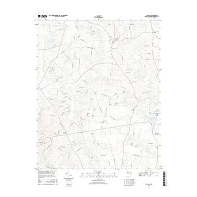 2016 Map of Flowers, 2016 Print