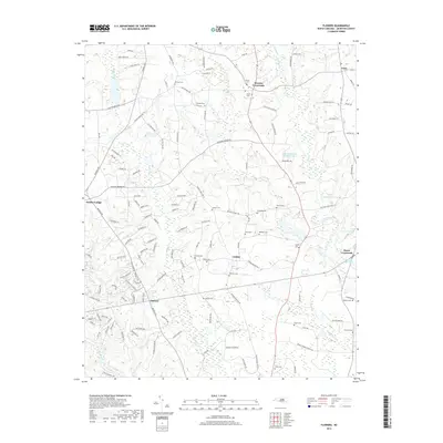 2019 Map of Flowers, 2019 Print