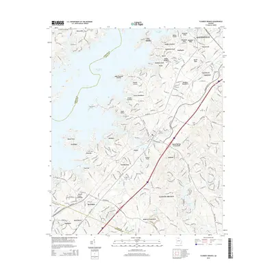 2014 Map of Flowery Branch, 2014 Print