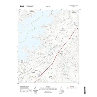 2020 Map of Flowery Branch, 2020 Print