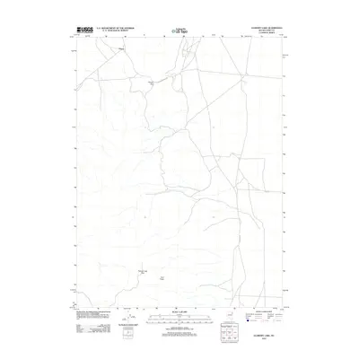 2012 Map of Flowery Lake, 2012 Print