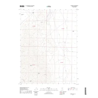 2018 Map of Flowery Lake, 2018 Print