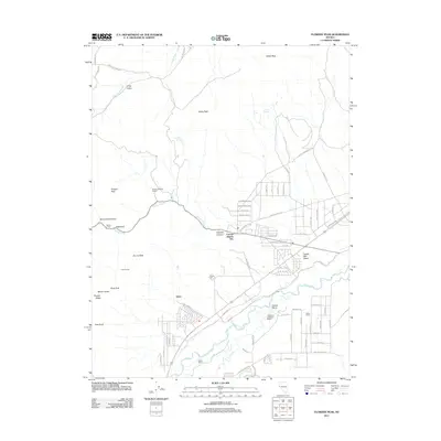 2011 Map of Flowery Peak, 2011 Print
