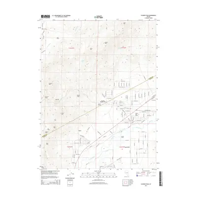 2014 Map of Flowery Peak, 2014 Print