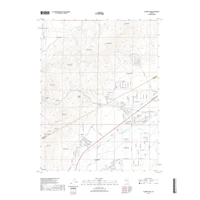 2018 Map of Flowery Peak, 2018 Print