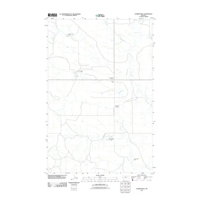 2011 Map of Flowing Well, 2011 Print