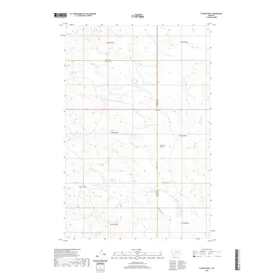2020 Map of Flowing Well, 2020 Print