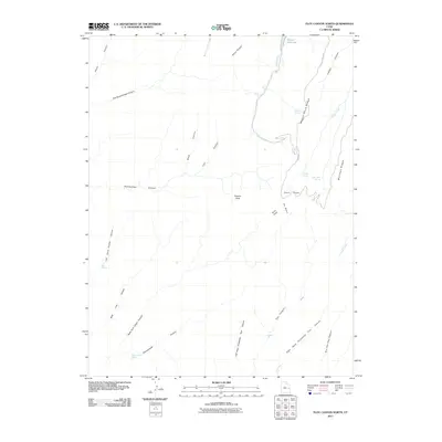 2011 Map of Floy Canyon North, 2011 Print
