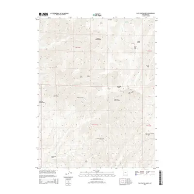 2014 Map of Floy Canyon North, 2014 Print