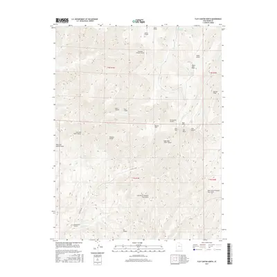 2017 Map of Floy Canyon North, 2017 Print