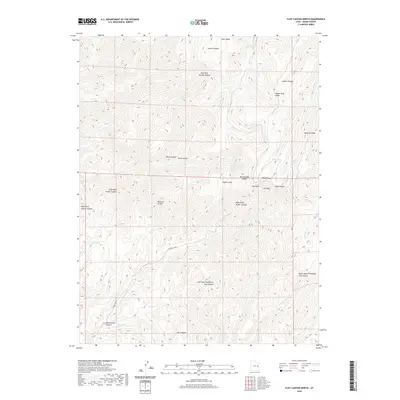 2020 Map of Floy Canyon North, 2020 Print