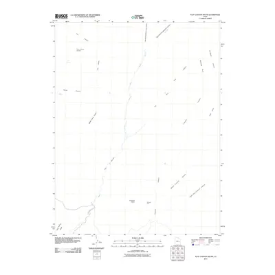 2011 Map of Floy Canyon South, 2011 Print